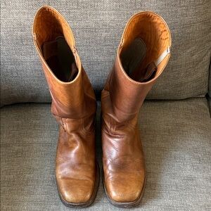 Frye Vintage Black Tag Campus Boots
